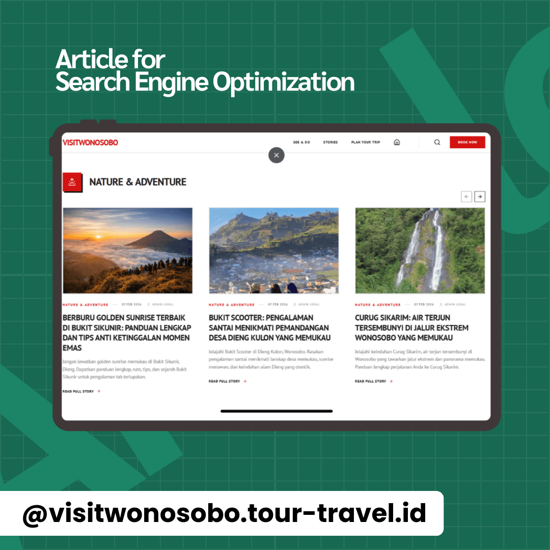 Visit Wonosobo See and Do